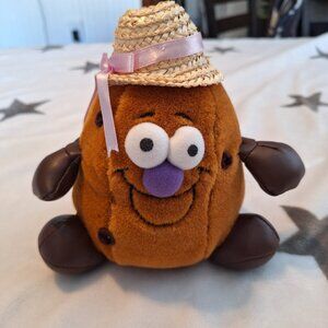 Vintage Spuds Potato Vegetable Friends 6" Plush Food Toybox Creations Straw Hat